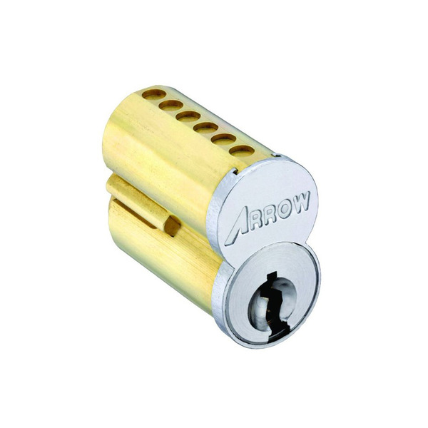 Arrow Lock Pointe SFIC Core, 6-Pin TE Keyway, Uncombinated, US26D, 4 Pack 100CRP-UCXTE 26D (4PK)